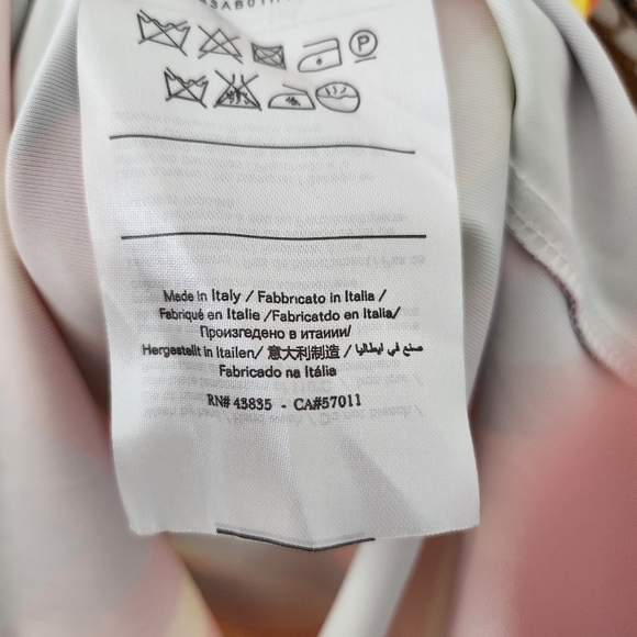 VALENTINO rainbow chevron dress M - Picture 4 of 7